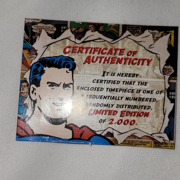 Limited Edition Brand New Fossil Superman Watch - Picture 3 of 7